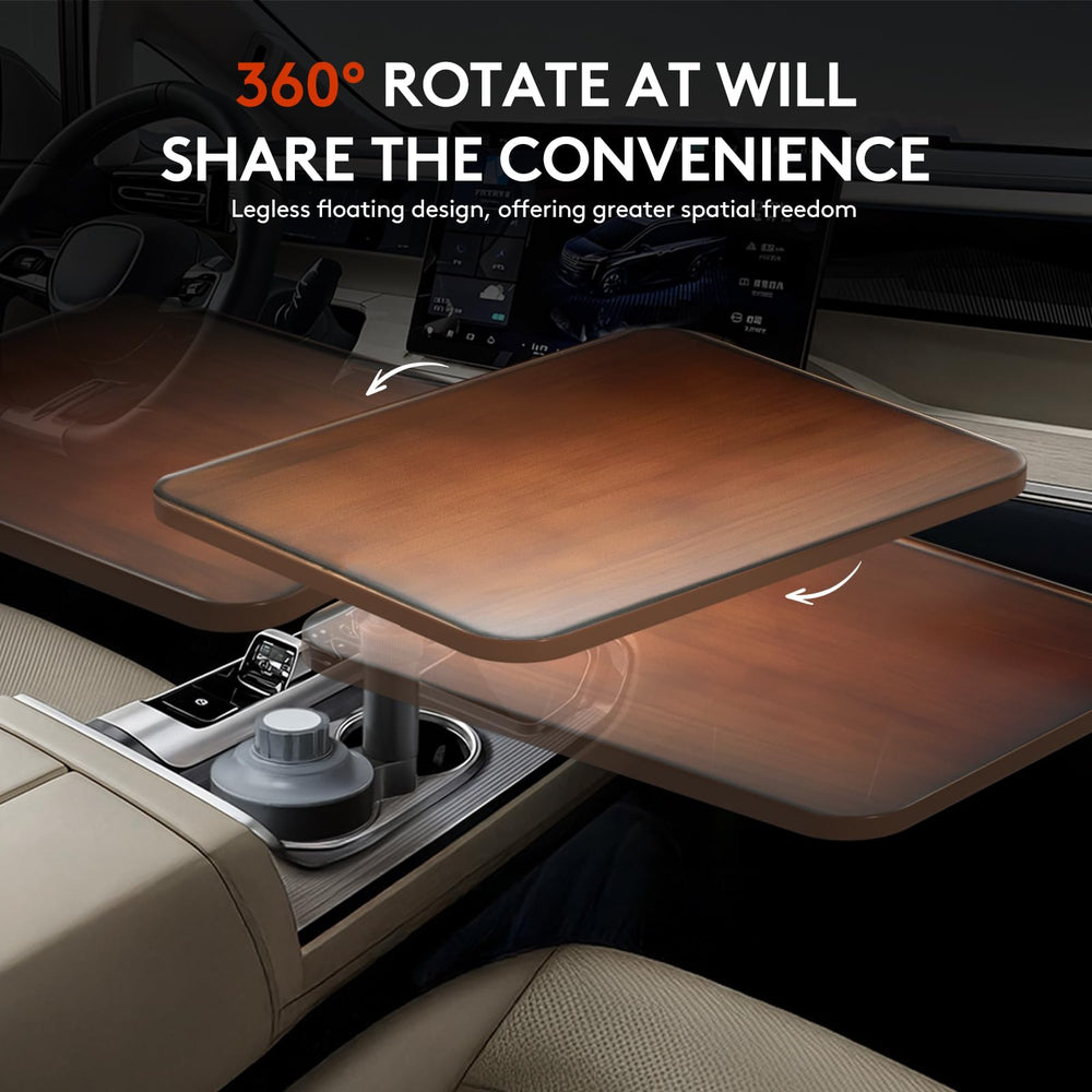 Duryeo 360° rotating laptop desk for flexible angles in car or home