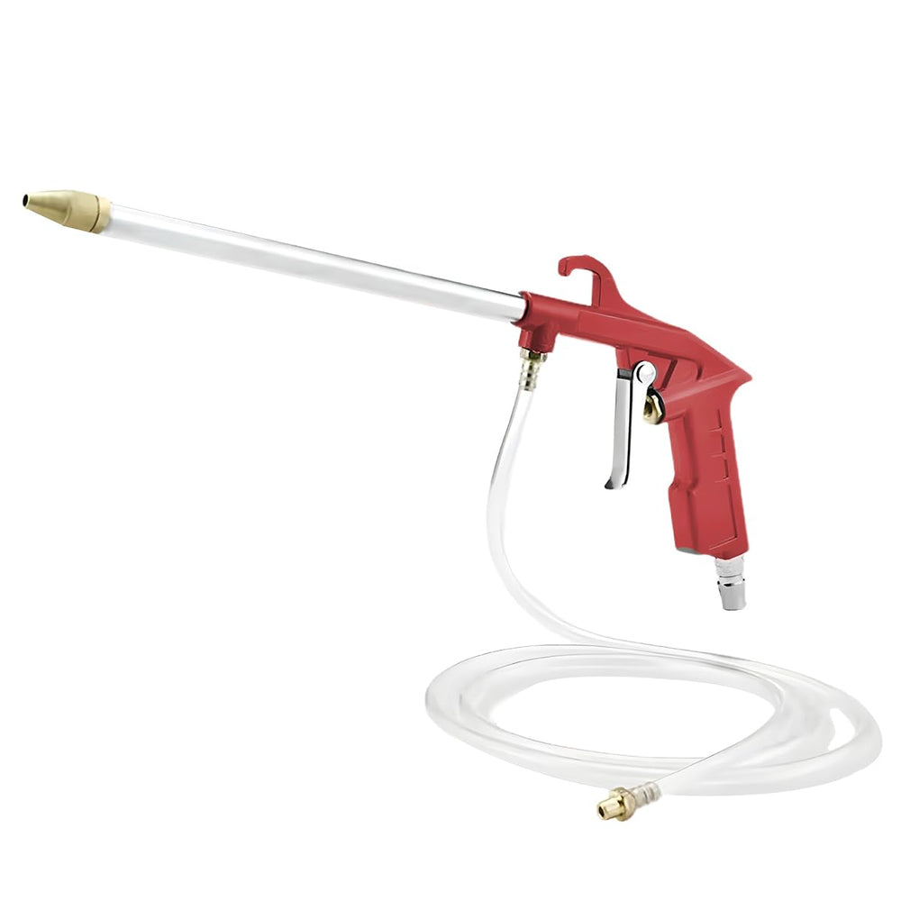 DUSCOKE air engine cleaning spray gun with straight head for precise engine bay access.
