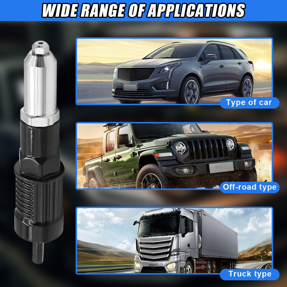DUSCOKE rivet adapter enables easy, quick installation and workflow.