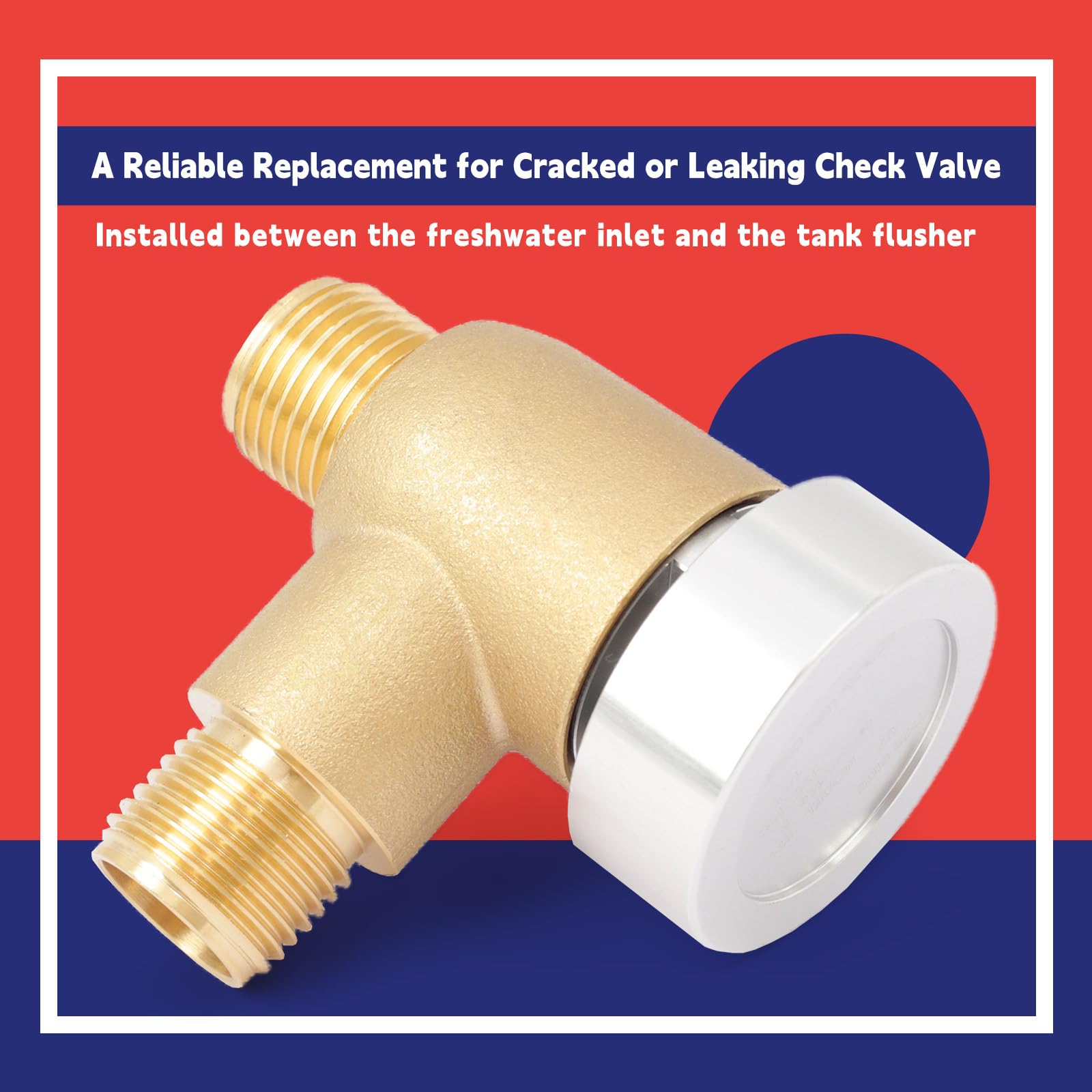 Dusledel 571-VAC-CHK-A placement guidance: install at least six inches above the highest connected item