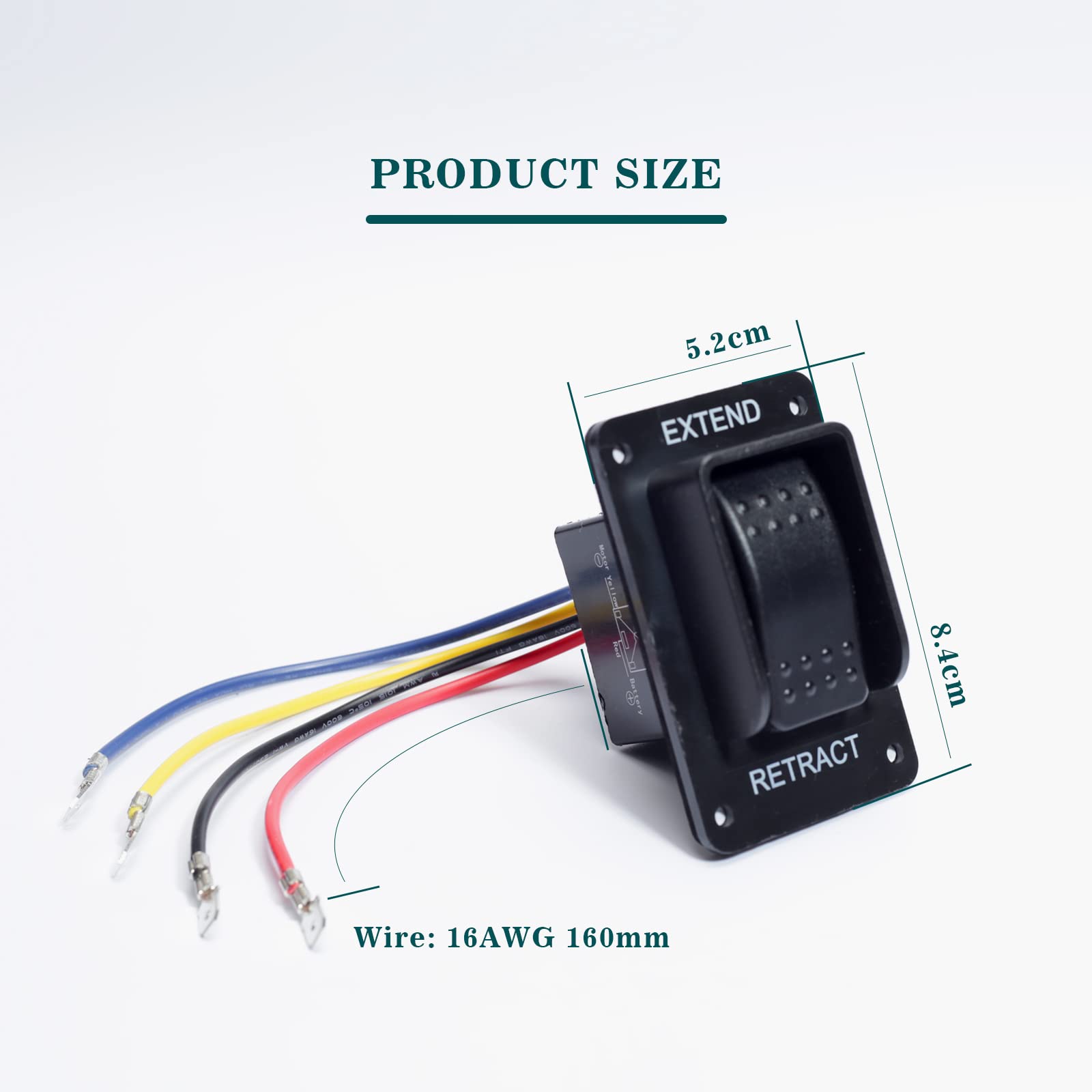 Dusledel durable enclosure protecting the switch in rugged RV use.