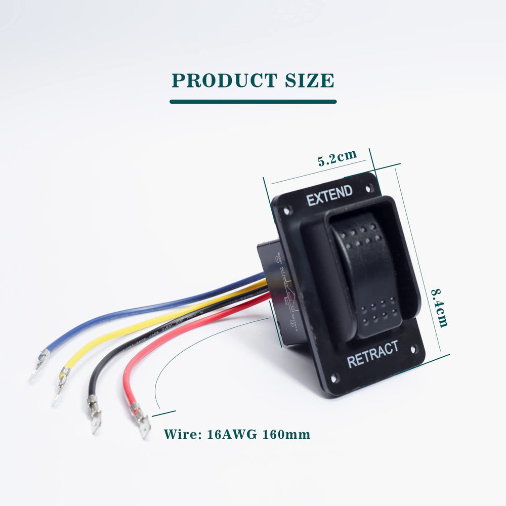 Dusledel durable enclosure protecting the switch in rugged RV use.
