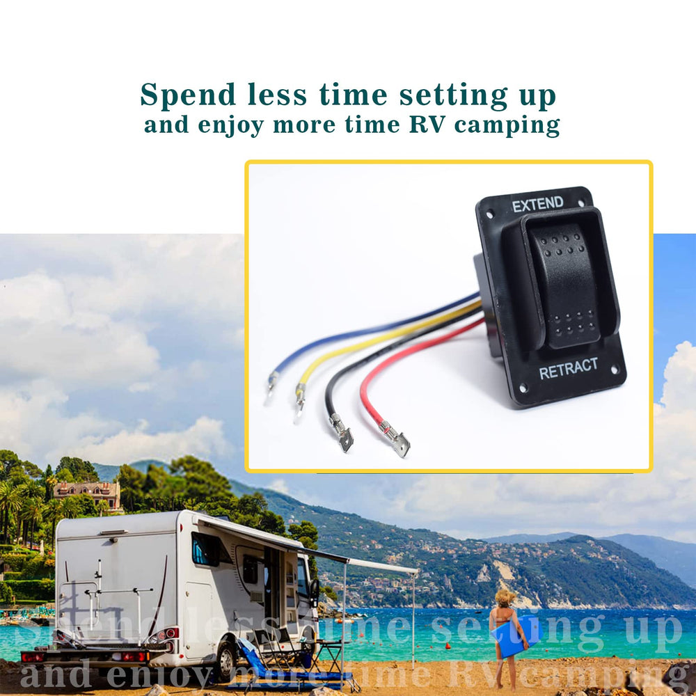 Dusledel Lippert trailer components compatible stabilizer switch for RV setups.