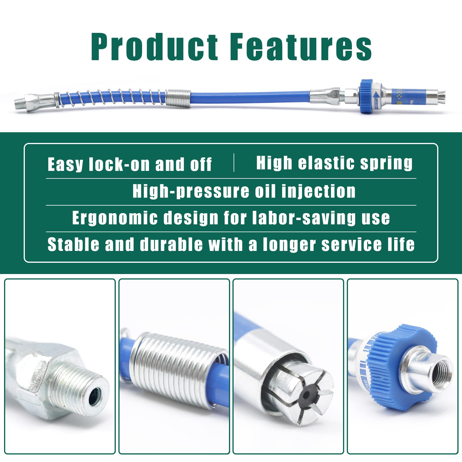 Dusledel universal compatibility image showing hose connections for versatile maintenance