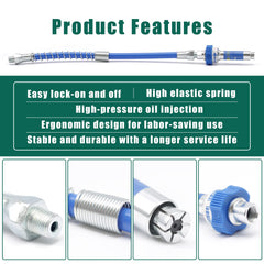 Dusledel universal compatibility image showing hose connections for versatile maintenance