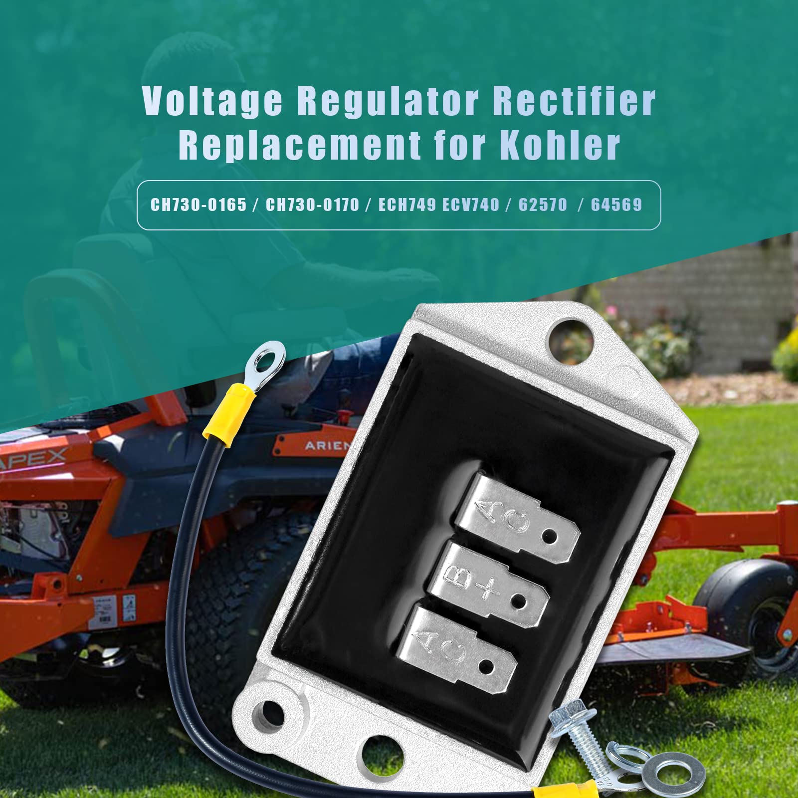Dusledel voltage regulator aluminum body improves heat dissipation during operation