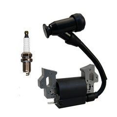 Dvelopch ignition coil for Kohler XT675, close-up shows precise fit for reliable ignition