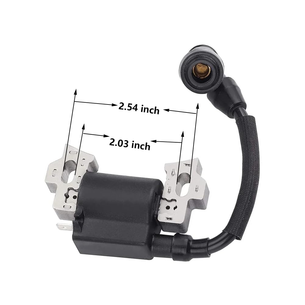 Dvelopch ignition coil Kohler XT675, box image highlights easy swap for quick maintenance