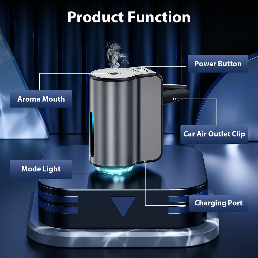 Dvqag aroma diffuser brings fresher air to any vehicle interior