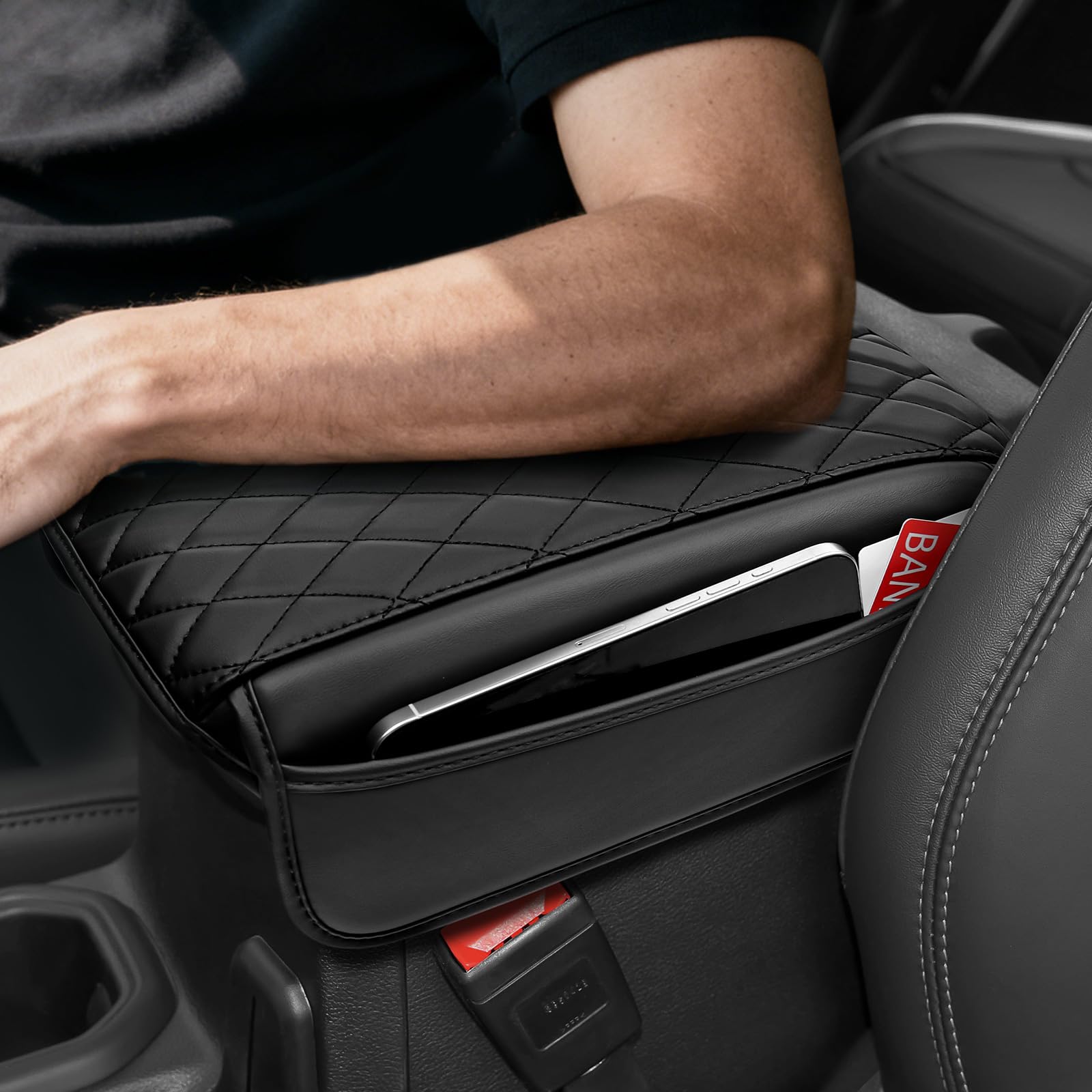 DWKJMYCP leather armrest pad offers wear resistance and comfortable grip.