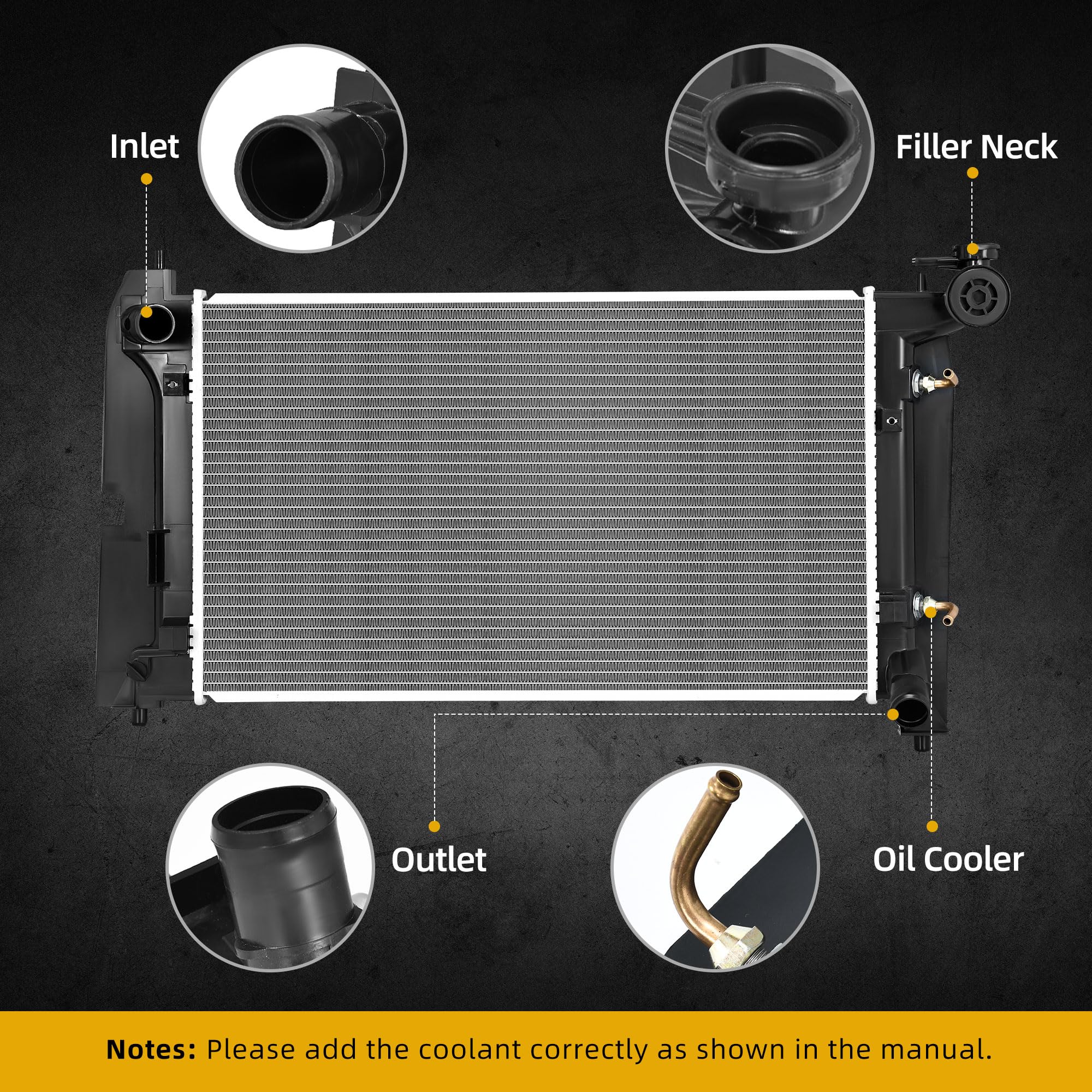 DWVO radiator packaging with coated finish protects against corrosion during shipment.