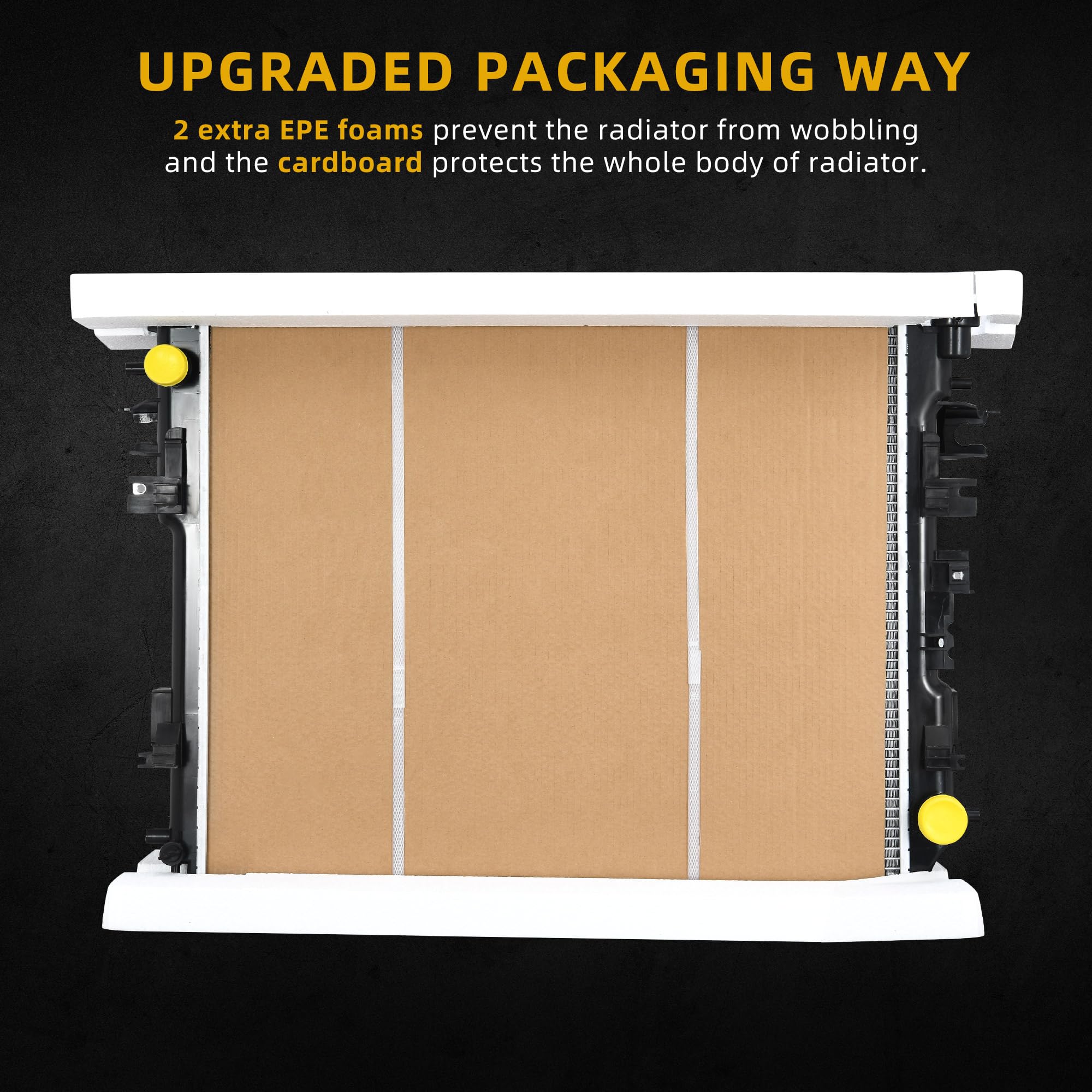 DWVO coated radiator finish resists corrosion for long-lasting performance