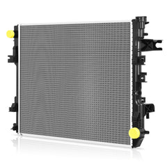 DWVO radiator front view confirms OEM-style fit for Ram trucks