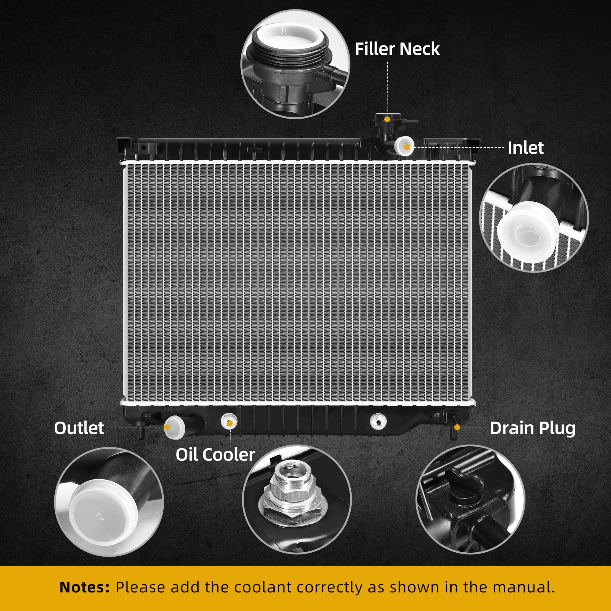 DWVO packaging includes radiator and user manual for clear guidance.