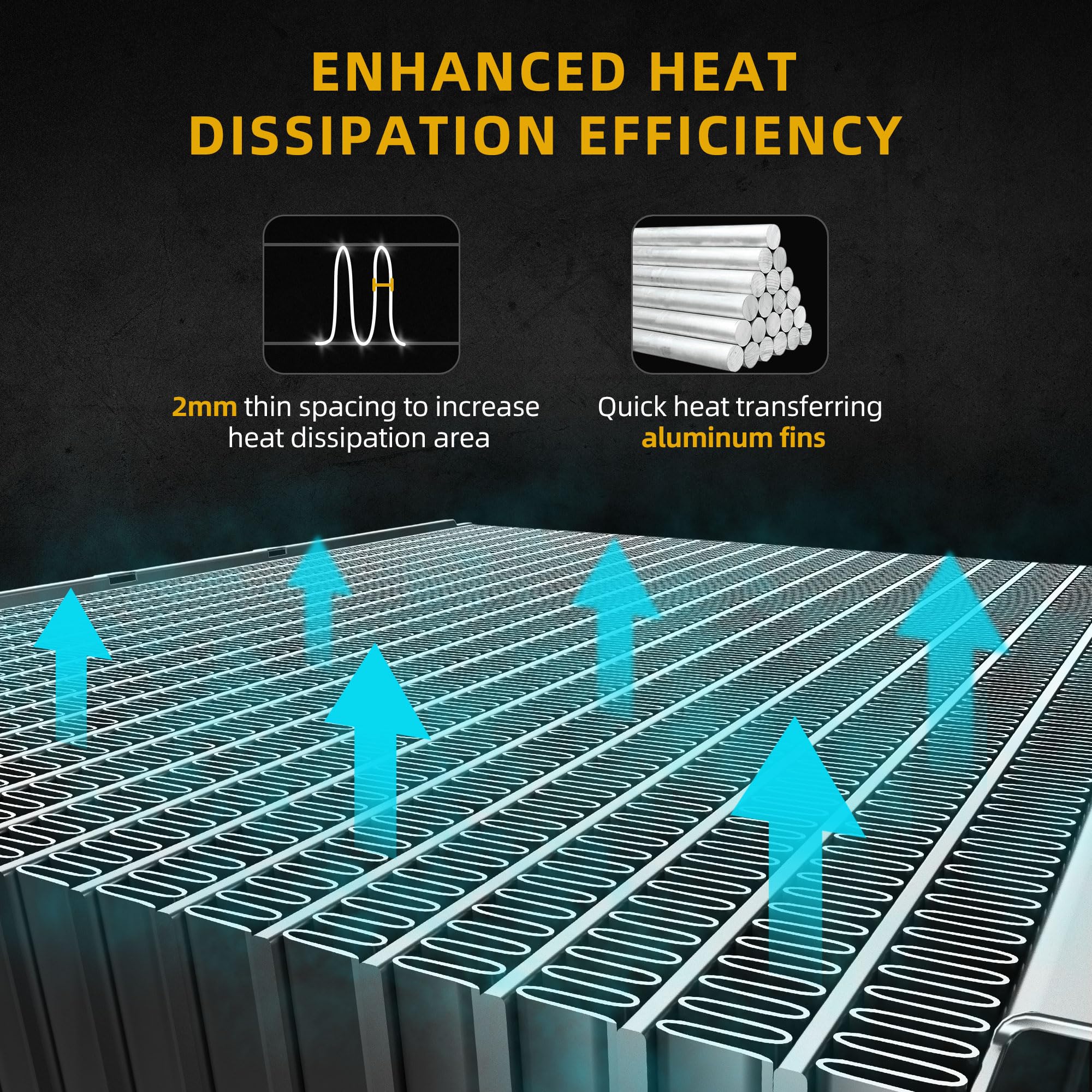 DWVO radiator packaging showcases protective foam and clear installation guidance