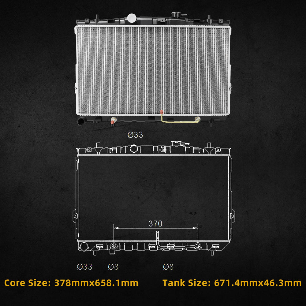 DWVO radiator TIG-welded end tanks offer leak-free performance