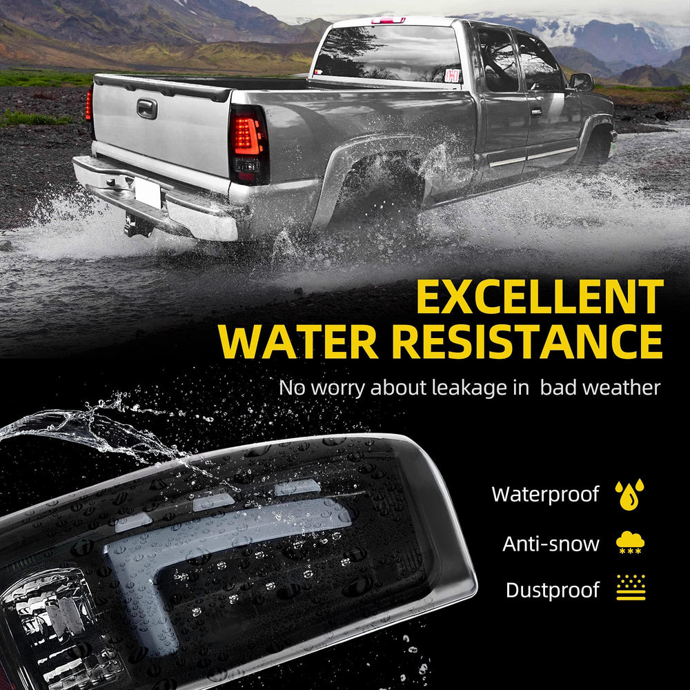 DWVO fleetside-fit tail light replacement for compatible GM trucks