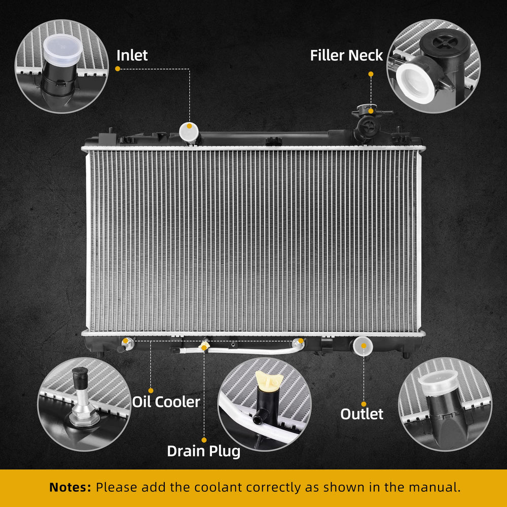 DWVO coated radiator enhances longevity and corrosion resistance.