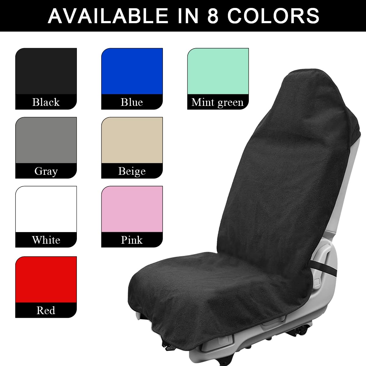 DXNQ elastic strap allows quick and easy installation over any seat.
