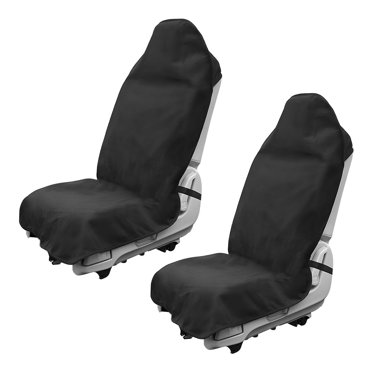 DXNQ 2PCS car towel seat cover with soft texture for comfortable drives.