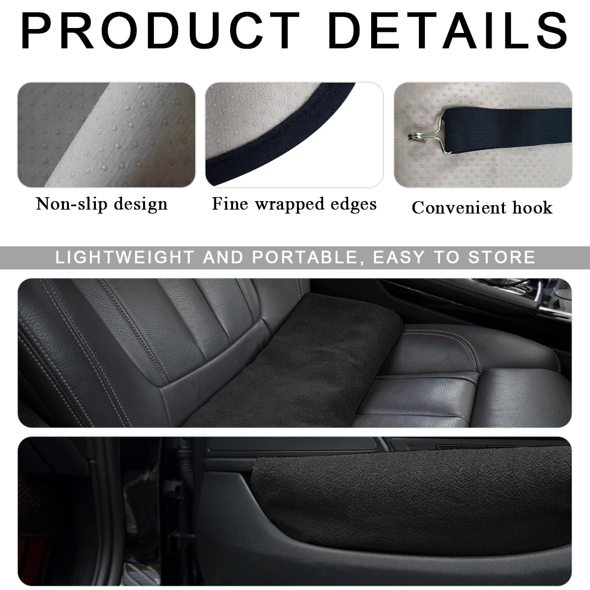 DXNQ waterproof back prevents spills from soaking into your car seats.
