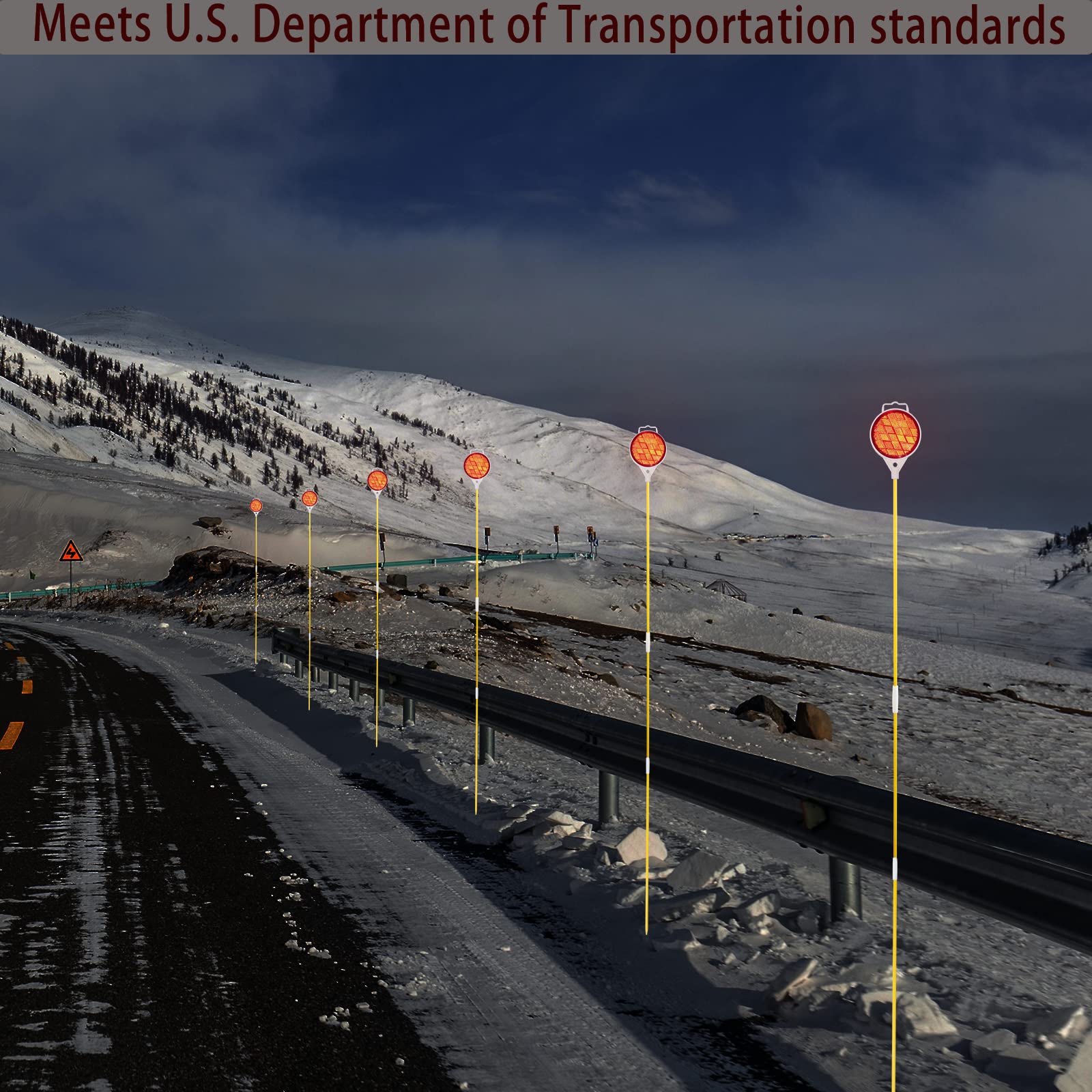 DXSIGN reflective markers boost safety and guide drivers in low-visibility conditions