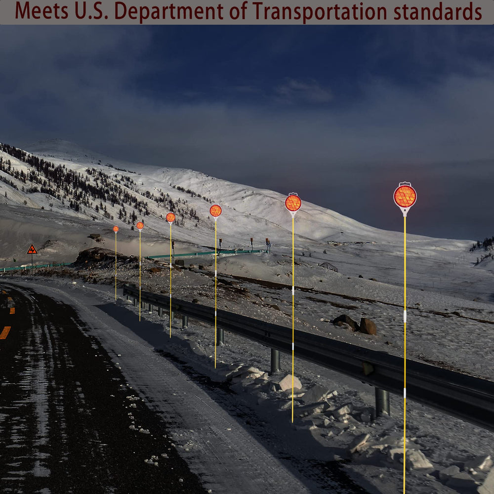 DXSIGN reflective markers boost safety and guide drivers in low-visibility conditions