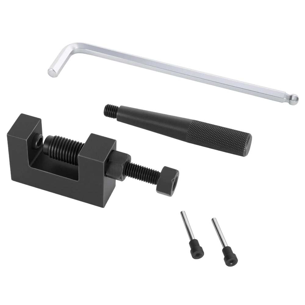 DYC Daiyoki chain breaker tool in action with replaceable pins for quick field repairs