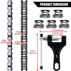 DYCTAHO 428H chain installation closeup for straightforward setup.