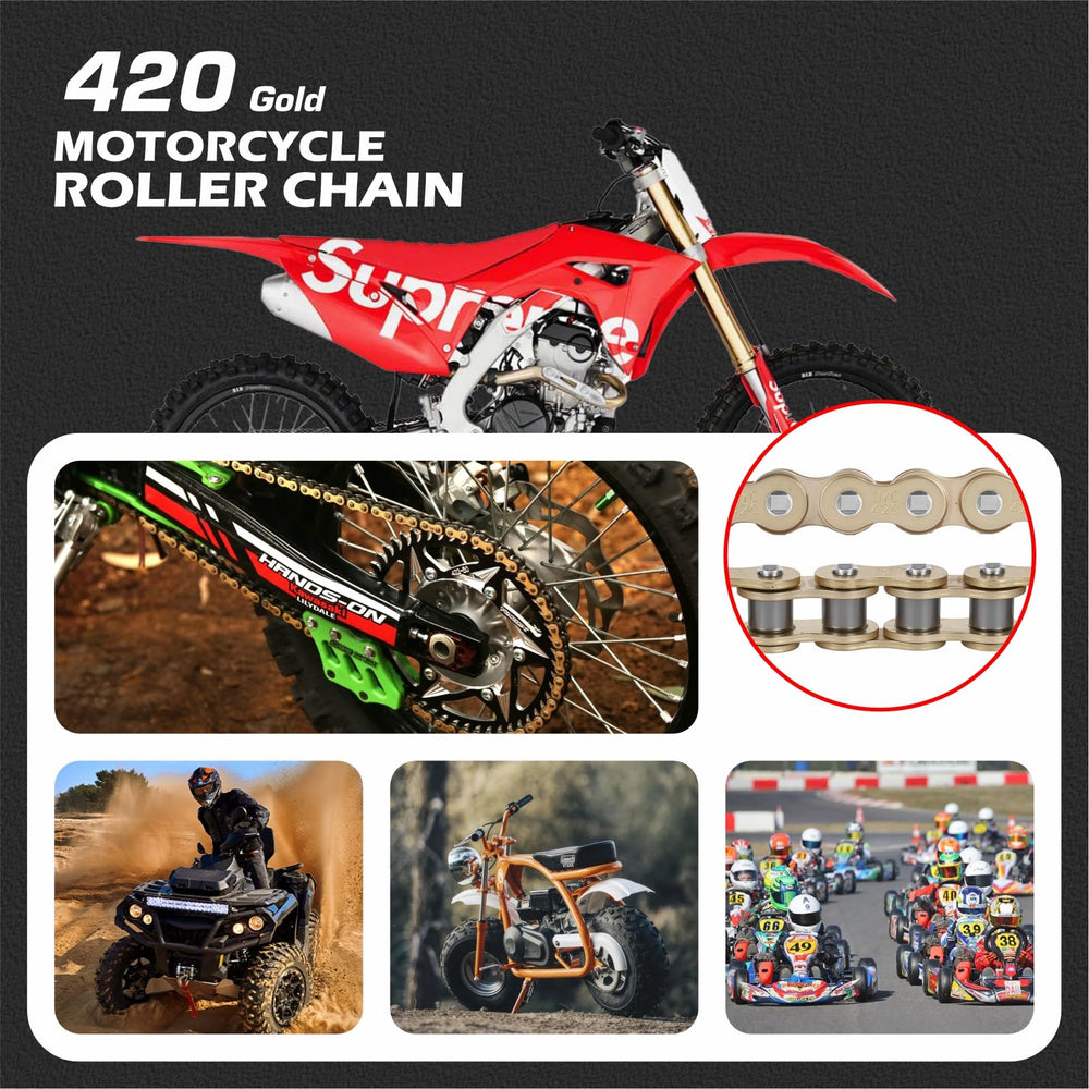 DYCTAHO chain on outdoor ride illustrates wear resistance and weather tolerance.