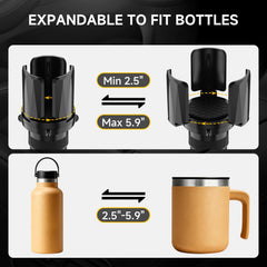 DYLEN compatible with Yeti Rambler and Hydro Flask bottles for stable travel