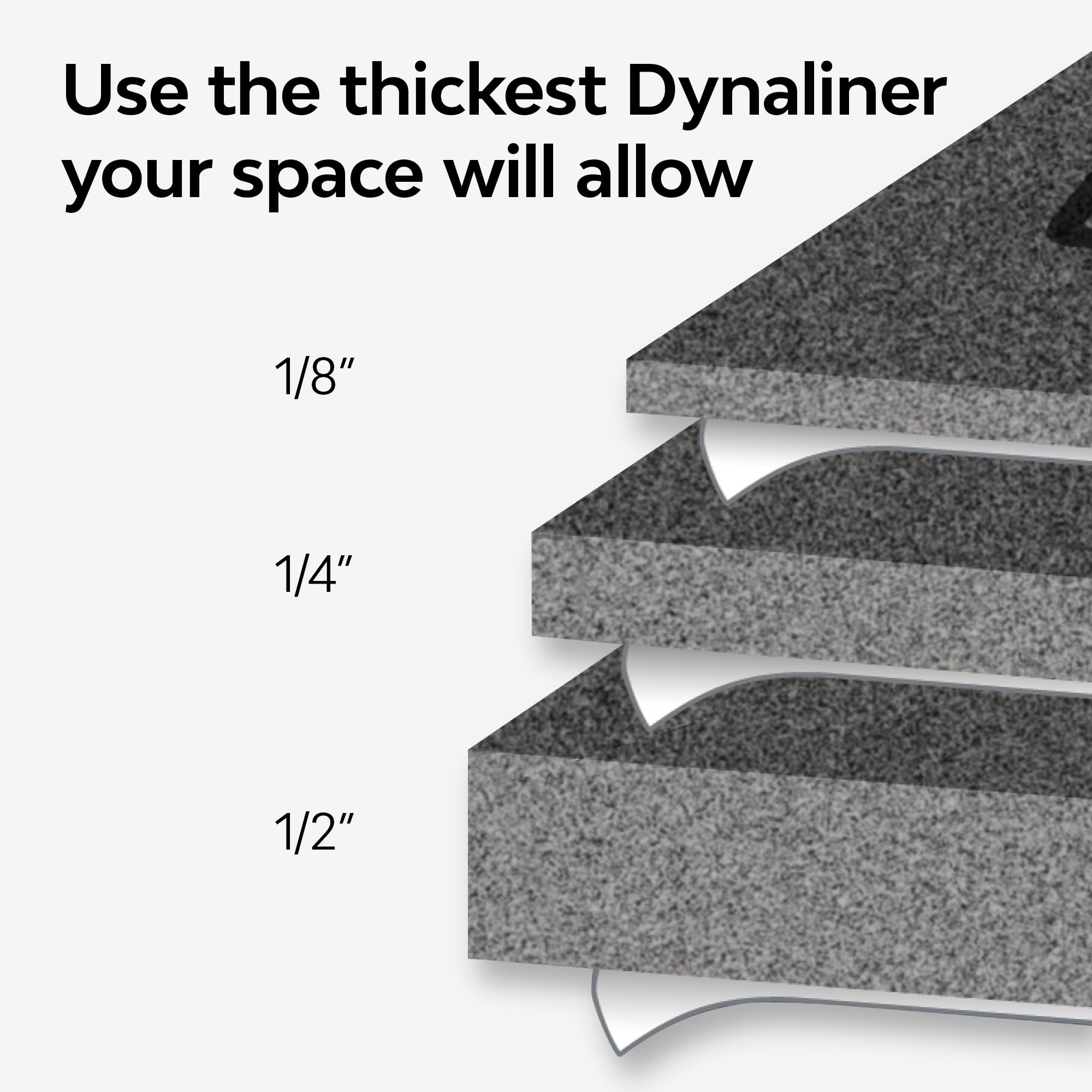 Close-up of Dynaliner closed-cell rubber highlighting water resistance