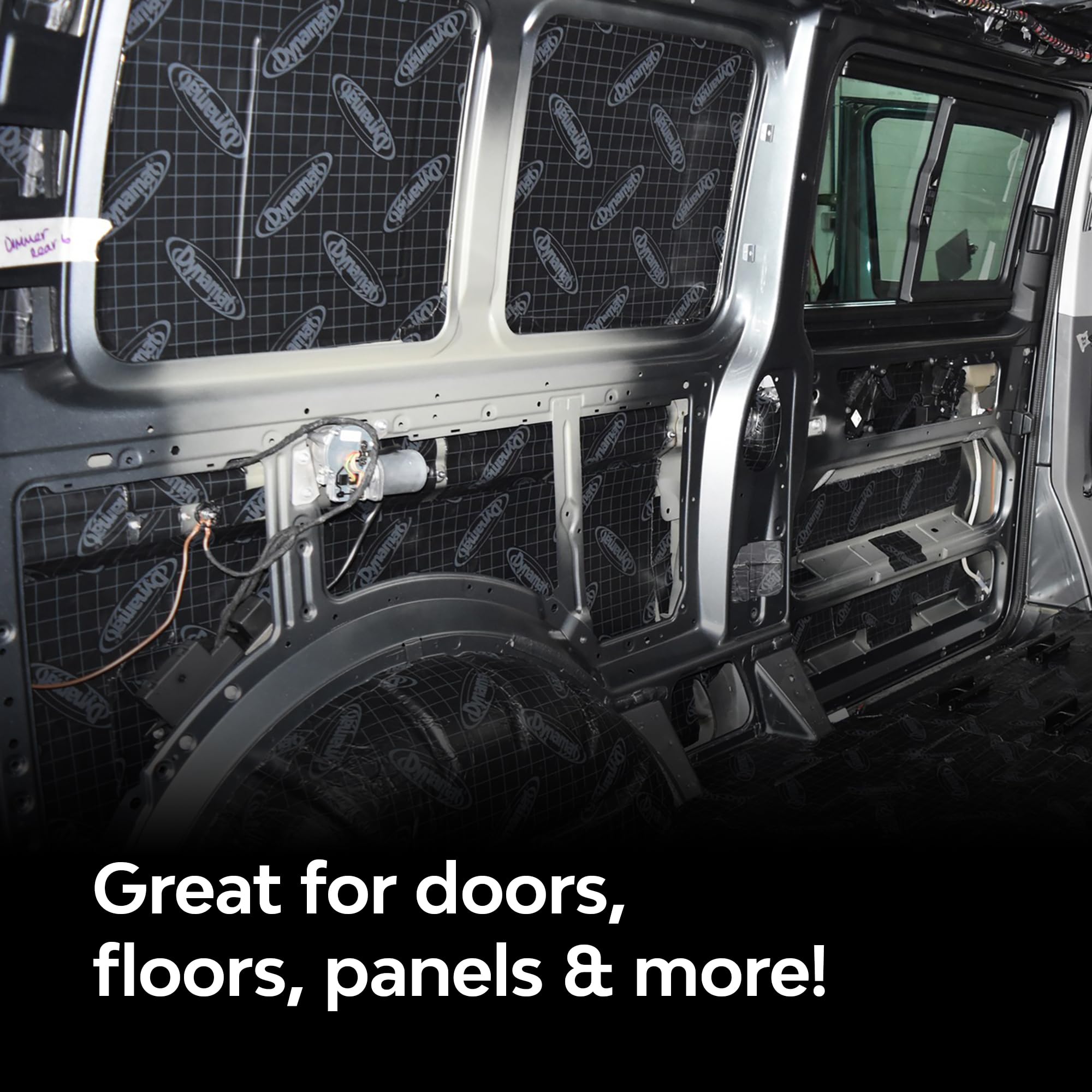 Dynamat Xtreme peel-stick adhesive enables easy self-application.