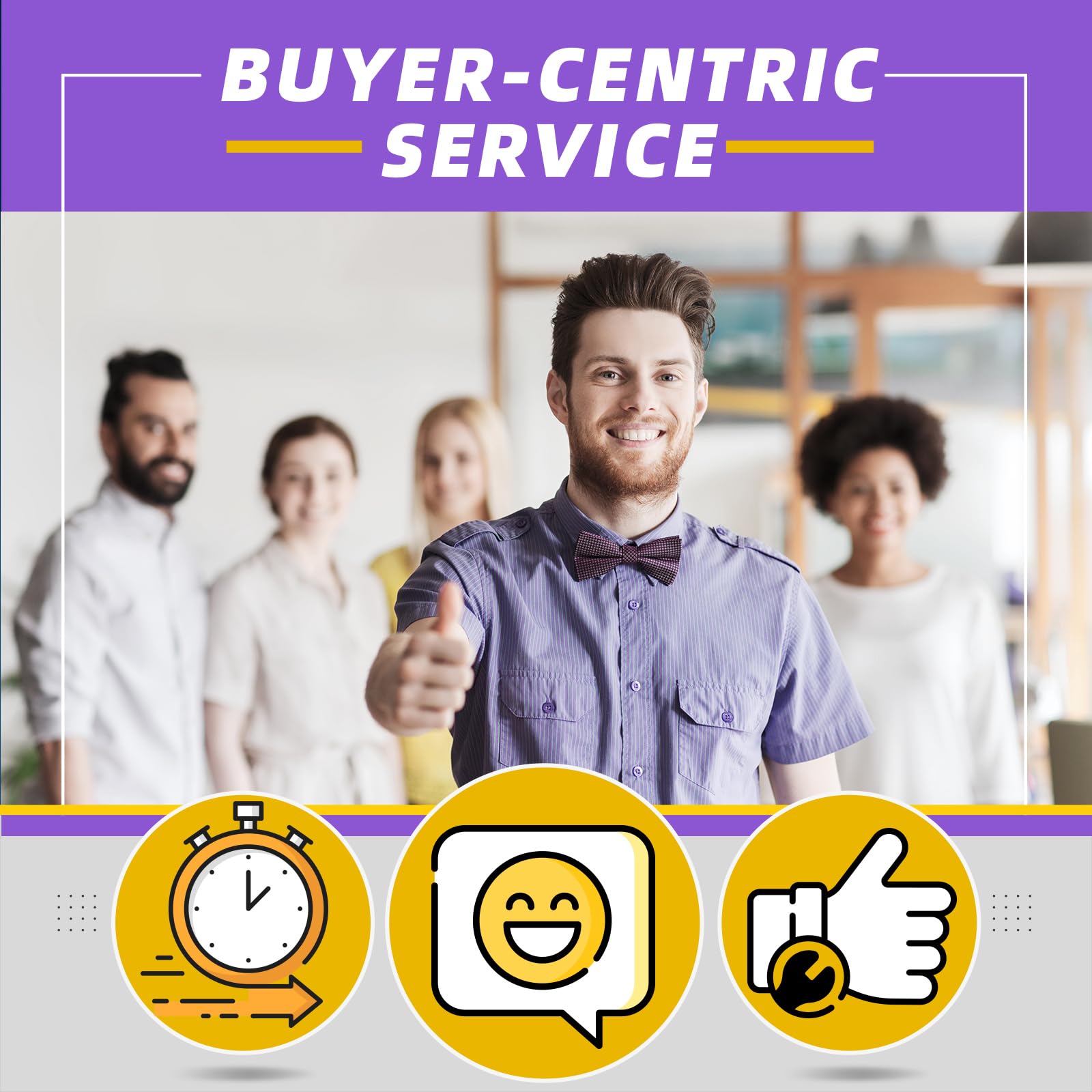 DynaVim Parts 1-year warranty card signaling buyer-focused service.