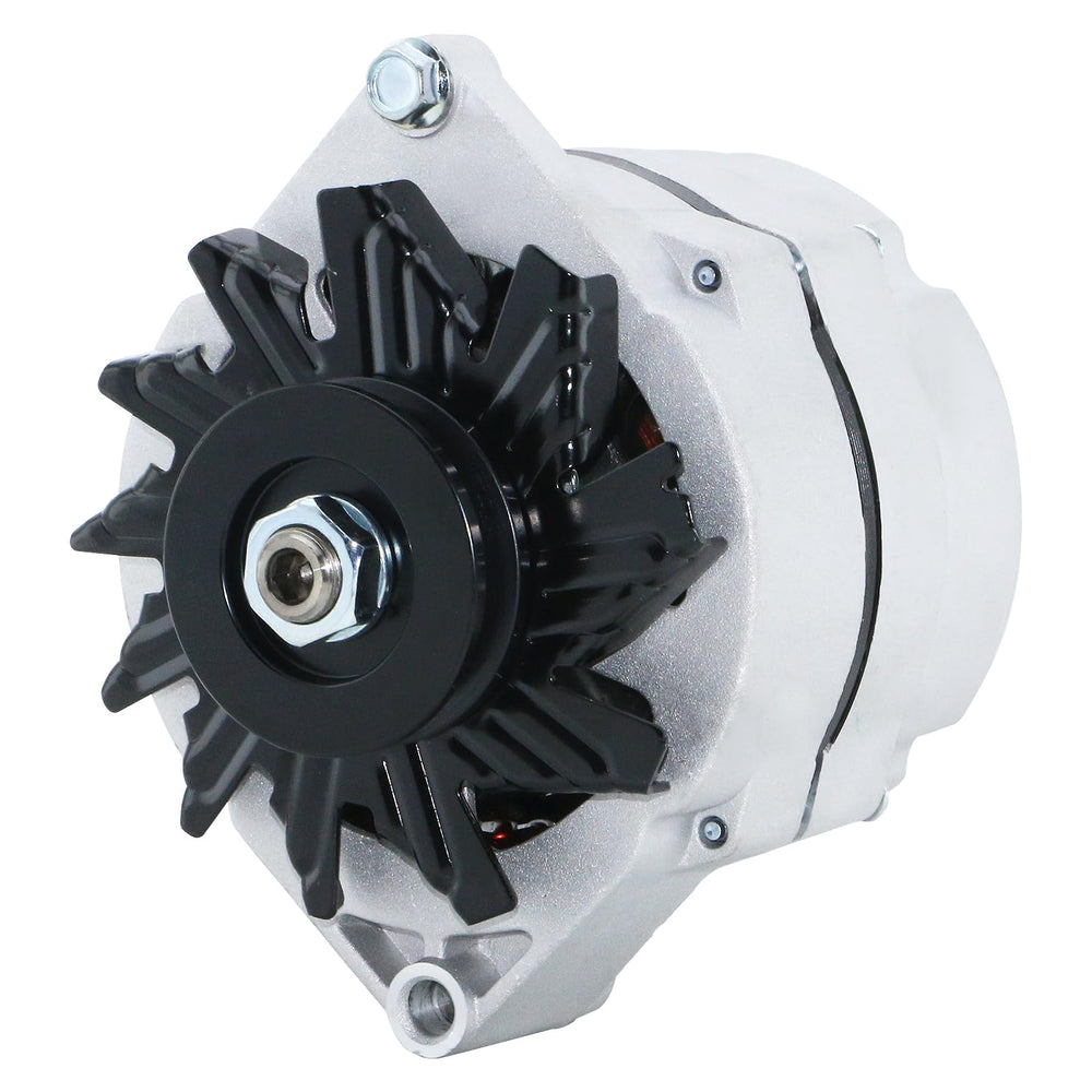 DynaVim Parts 1Wire GM Alternator 105A front view supports reliable charging for classic Chevy trucks