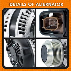 DynaVim Parts packaging box protects the alternator during shipping and handling.