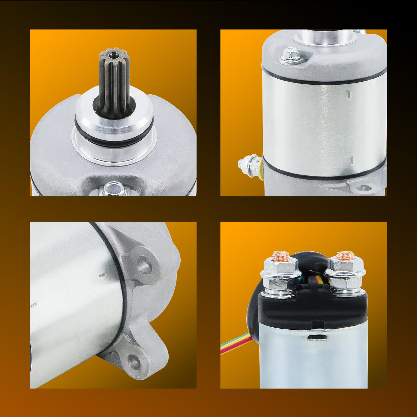 DynaVim Parts starter for Honda TRX350TM with OE-standard compatibility.
