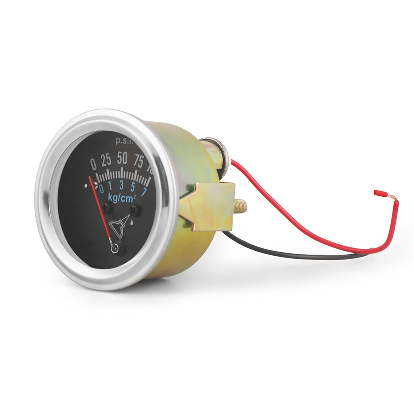 Dyno Racing 0-100 PSI range provides clear readings during drives.