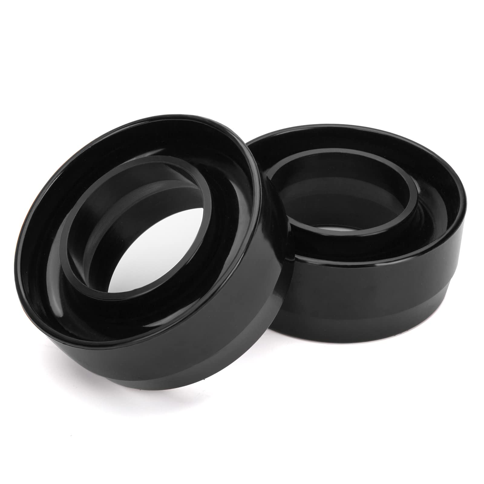 Dynofit 3in leveling kit front suspension coil focus improves ride height and tire compatibility.