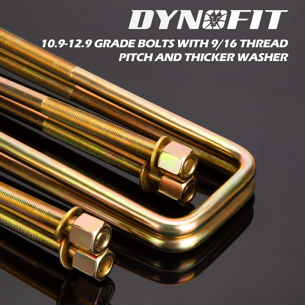 Dynofit black powder-coated lift block resists rust and wear.