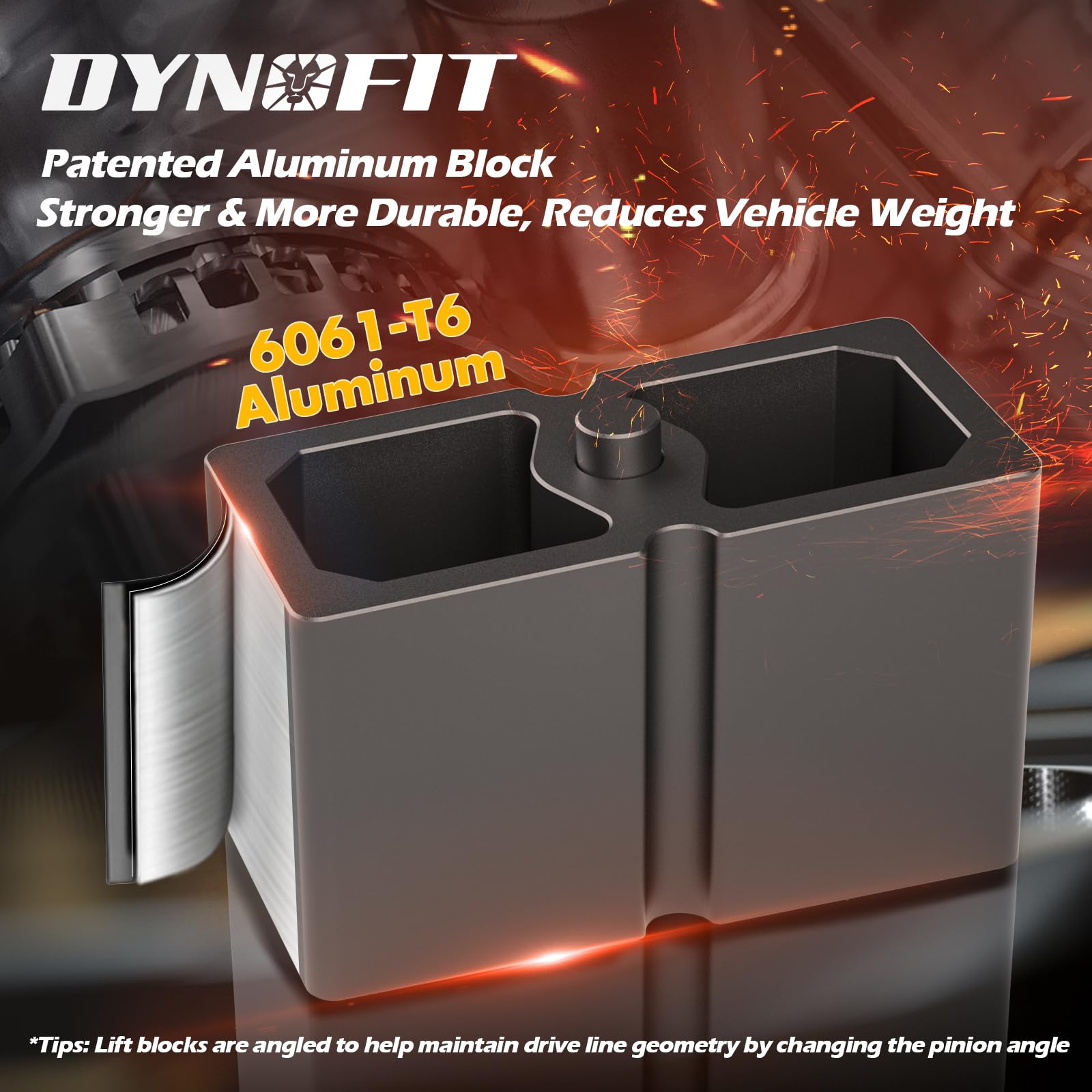 Dynofit CNC machined aluminum spacers deliver precision and corrosion resistance for added durability