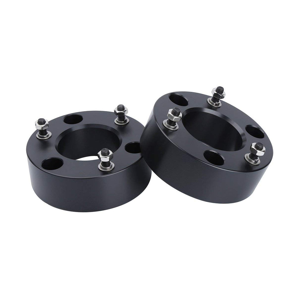 Dynofit F150 leveling kit front 3-inch lift demonstrates increased tire clearance