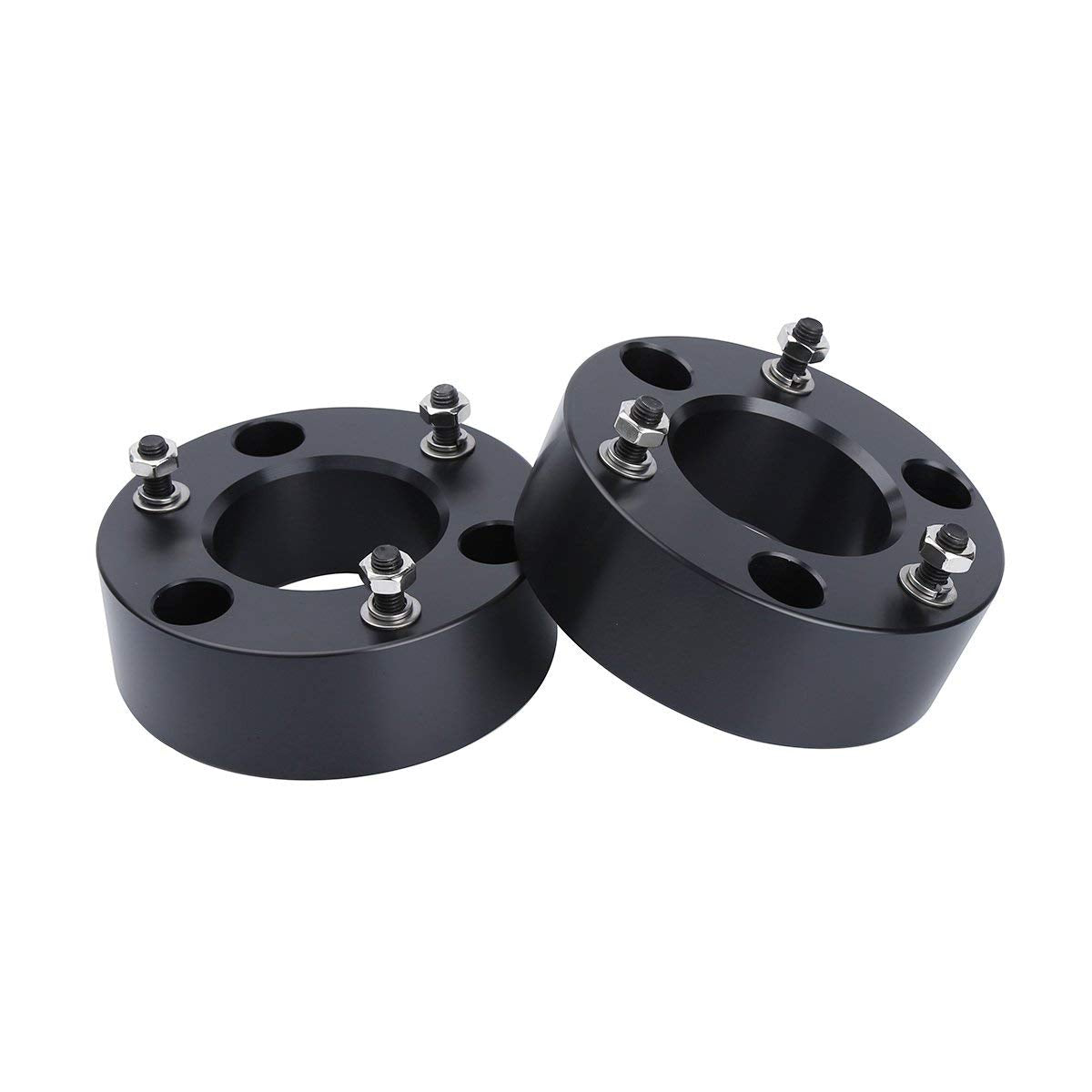 Dynofit F150 leveling kit front 3-inch lift demonstrates increased tire clearance