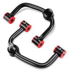 Dynofit F150 upper control arm with ball joint angle correction reduces tire rubbing