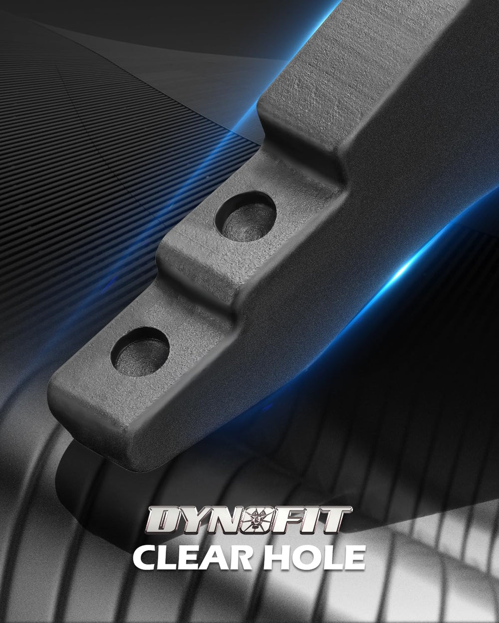 Dynofit hard forged steel construction delivers strength and durability.