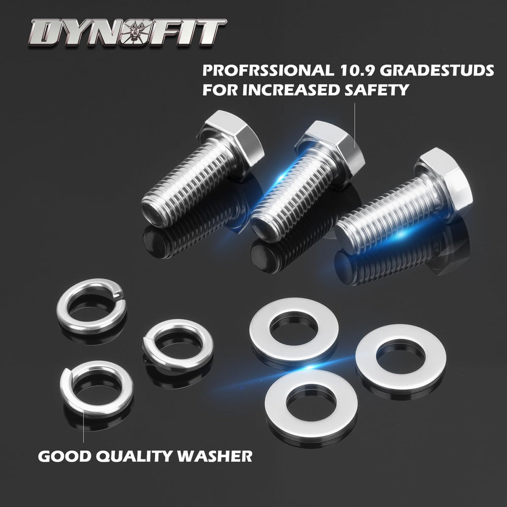 Dynofit Pro Shock Proof box included for organized installation.