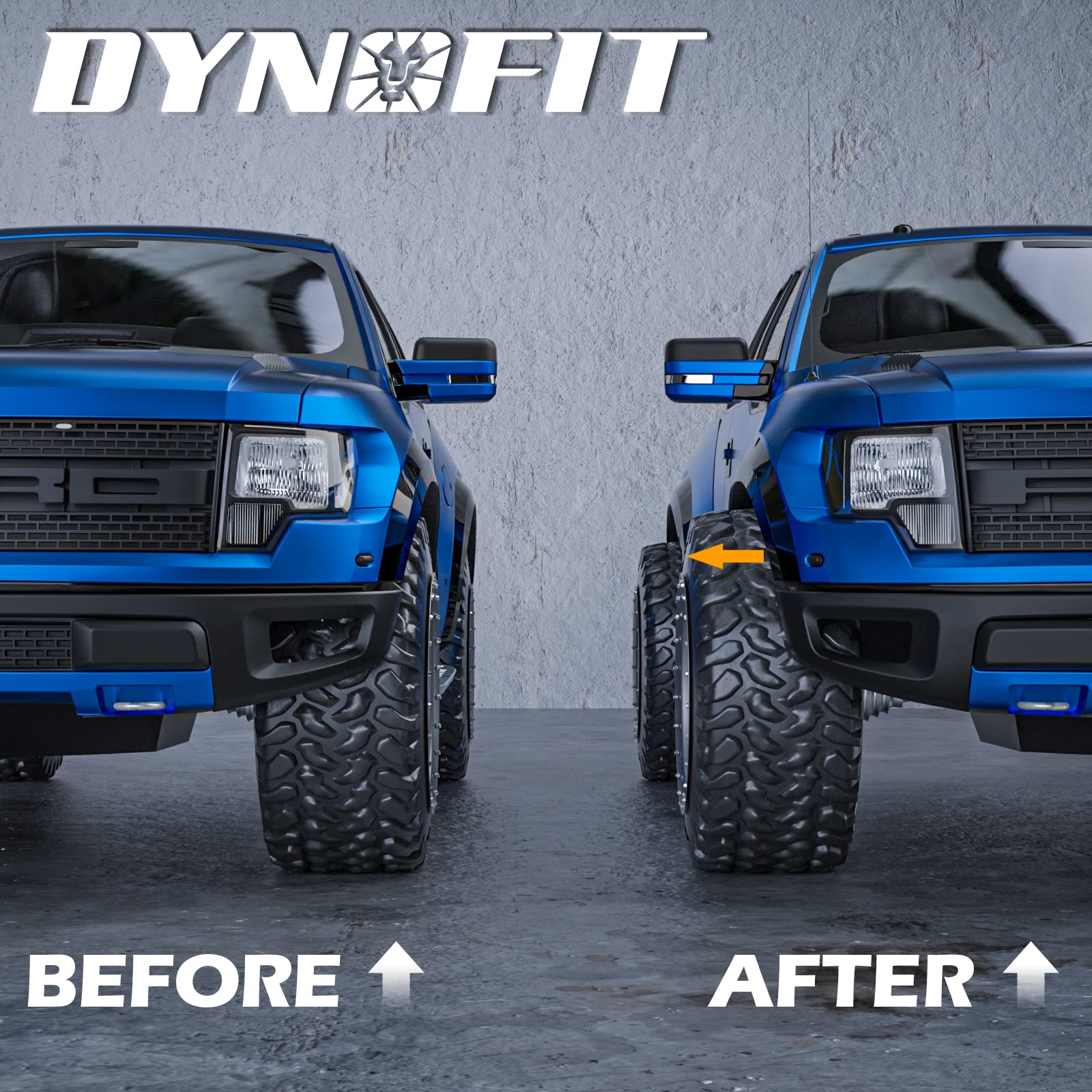 Final look: wider stance with proper hub alignment and a clean wheel profile.