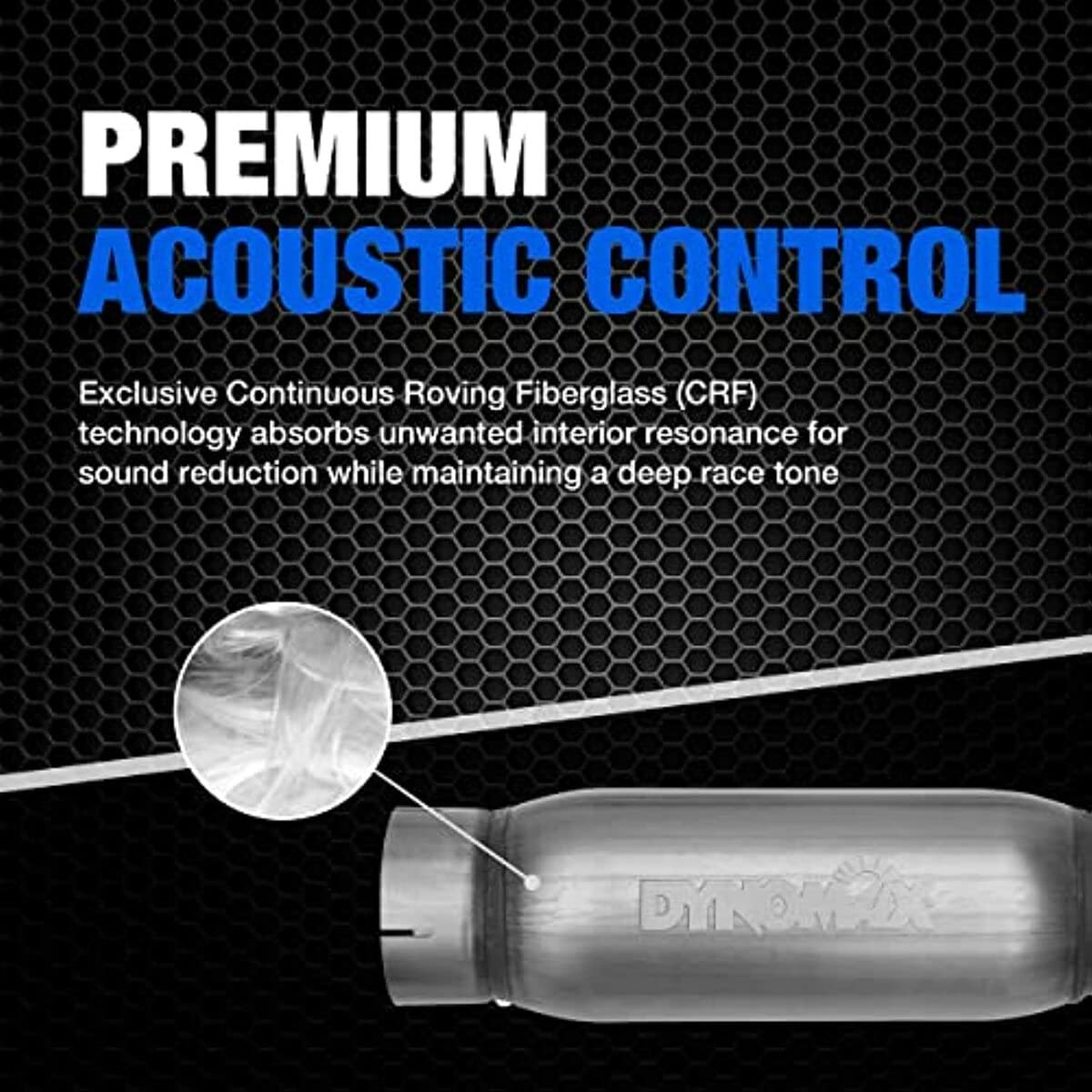 Dynomax Race Bullet 24215 lightweight design supports easier installation.