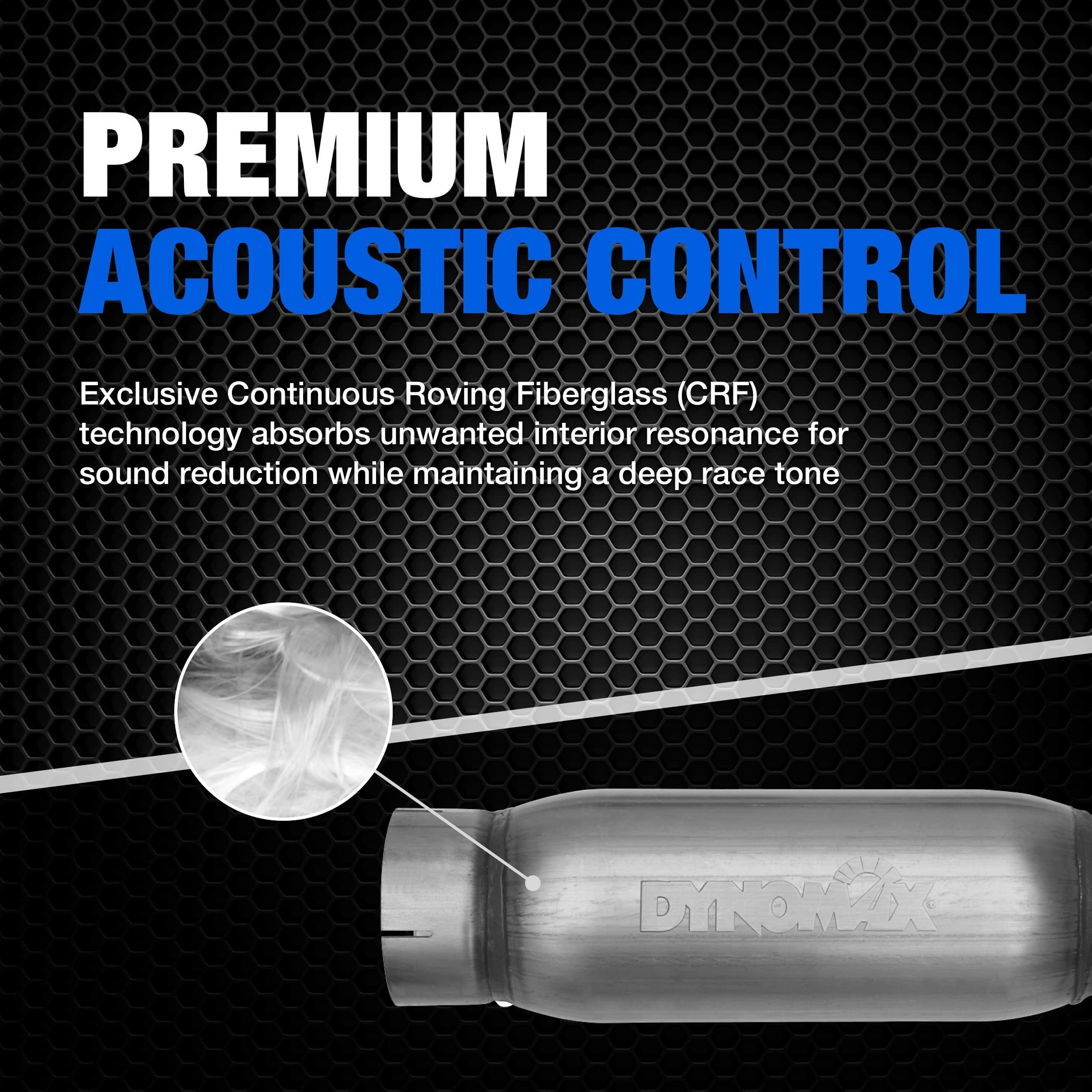 Dynomax Race Bullet 24215 universal compatibility enables flexible upgrades.
