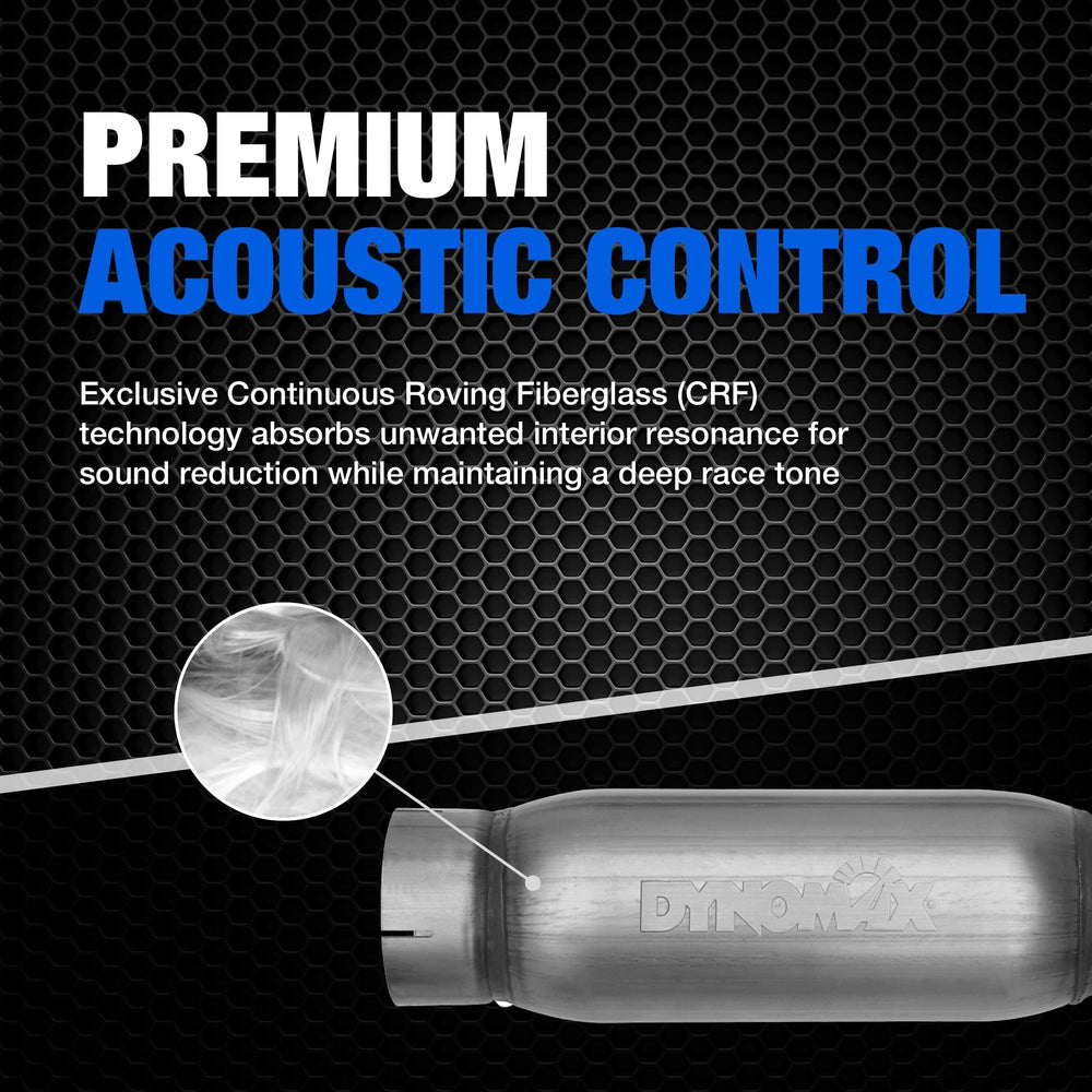 Dynomax Race Bullet 24215 universal compatibility enables flexible upgrades.